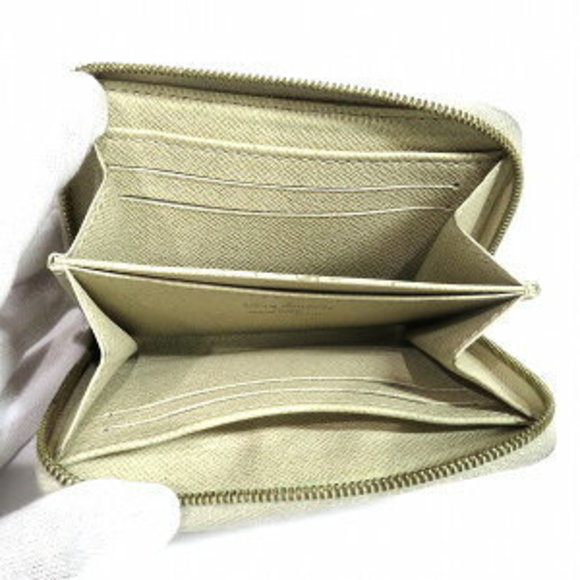 Louis Vuitton White Wallet Damier Azur Zippy - Picture 1 of 8